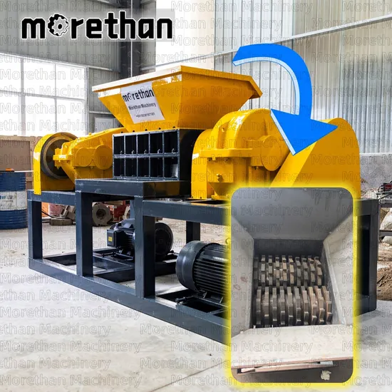 Multifunctional Single Double Shaft Recycling Machine Plastic Shredder Machine Type Plastic Wood Shredding Shredder Machine