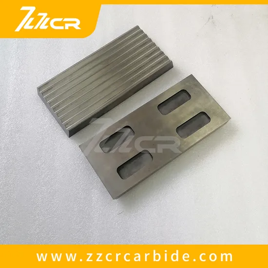 Zzcr Manufacturer Supply PE 500 750 Cemented Carbide Swing Jaw Cheek Plate Spare Part Jaw Crusher Liner