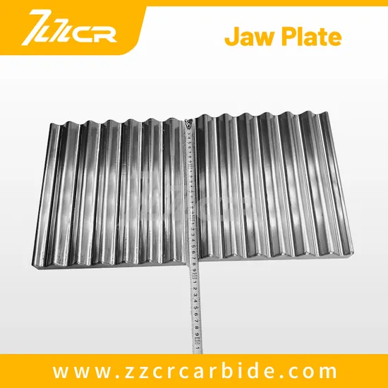 Zzcr 250*1000 High Manganese Swing Fixed Casting Jaw Plate Parts Carbide Tooth Jaw Plates