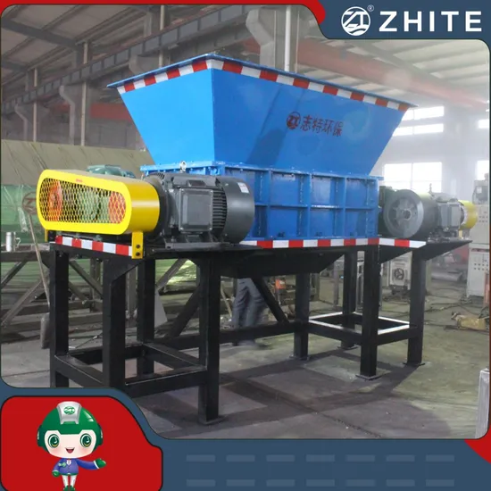 Automatic Customizable Solid Waste Tire/Wood/Plastic Crusher Recycling Machine Tyre/Scrap Metal Shredder