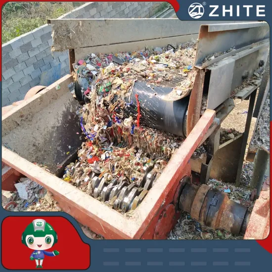 Waste Wheel/Scrap Car Tire Crusher Metal/Plastic/Tyre/Rubber Shredder