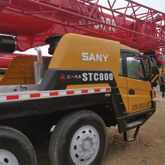 Used Zoomlion Crane Sany Stc800 Mobile Crane 80t Truck Crane, Qy25c, Qy50c, Stc500e, 25t, 50t, 75t, 100t, 200t Truck Crane for Sale