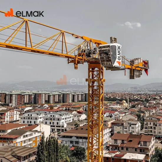 EMT 5510-6 Max Load 6 Ton Mobile Luffing Flat-Top Tower Crane
