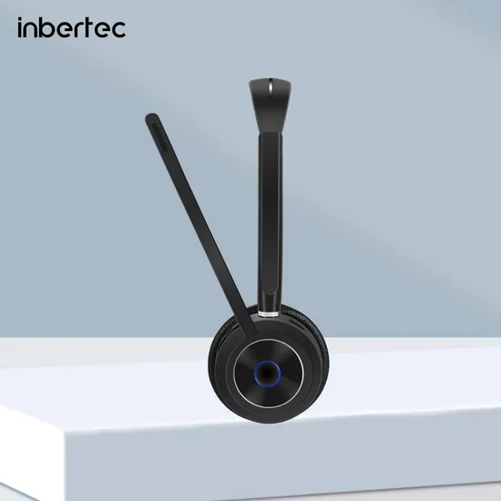 OEM Bluetooth Wireless Headset for Call Centers with Silicone Headset
