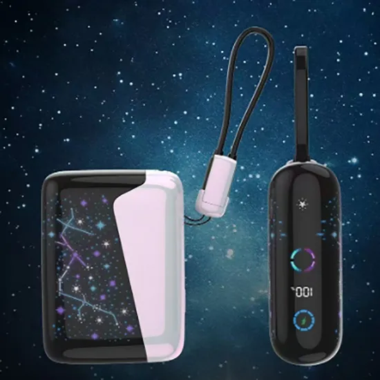 for Girls Women′s 10000mAh Phone Charger Fast Charging Glitter Sparkle Mini Power Bank Type-C Portable Charger for iPhone 16/15 PRO Max