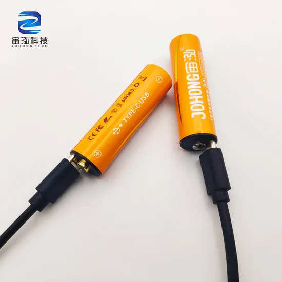 AA Battery 1.5V Rechargeable USB-C Battery Manufacturer
