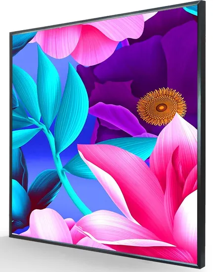 Customized High Contrast 1000000: 1 4K Qled 8550IC Square LCD Digital Photo Frame 51.7 Inch