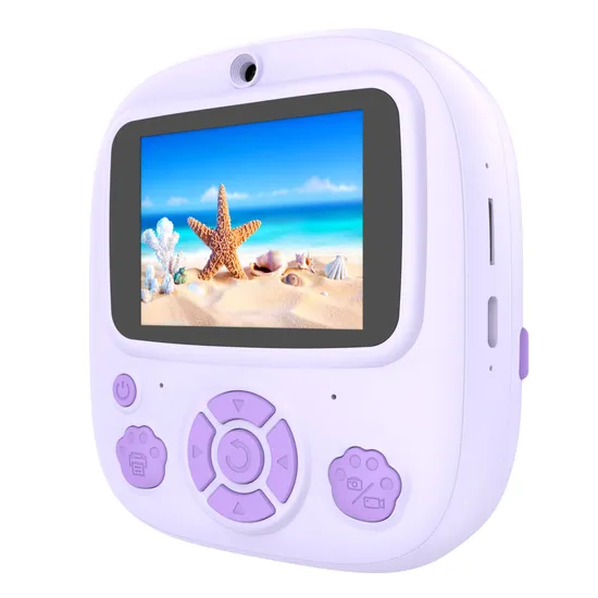 Gt-Kc-P5-Purple Instant Printing Children′s Selfie Digital Camera Kids Instant Print Cameras