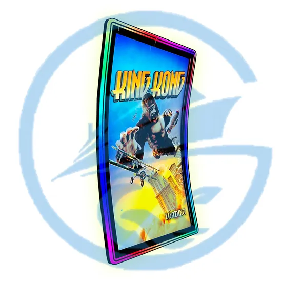 Popular Us Slot Game Machine Monitor 49 Inch J-Shape Aluminum LED Display Capacitor Touch Gaming Monitor Customisable