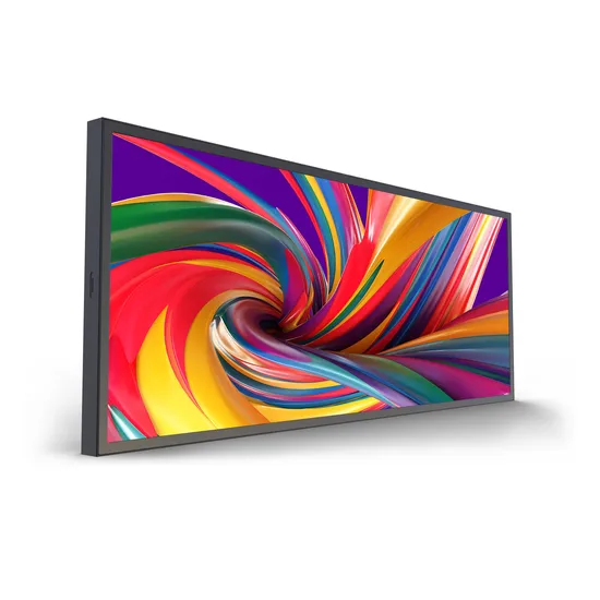 High Contrast 34 Inch Qled Ultra Wide LCD Monitor Nft Display Frames 165Hz
