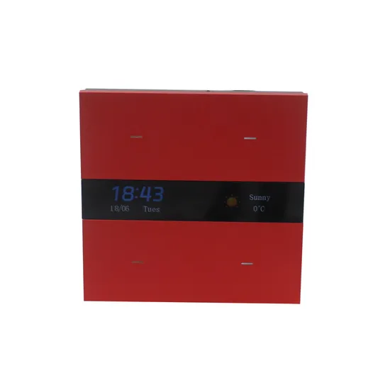 Smart Home Wall Mount Control Glass Panel with Tuya /Light Switches and 0.99 Inch LED Display