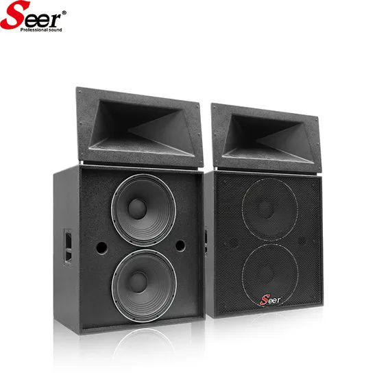 Speaker Dual 15 Inch Professional Audio Wall Mount Sound Speakers Cinema System