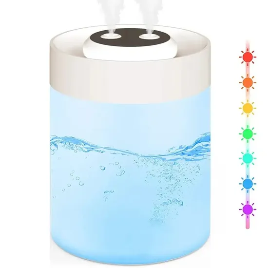 4L Large Capacity Household Mute Bedroom Office Air Conditioning Room Double Spray Fog Aromatherapy Air Humidifier