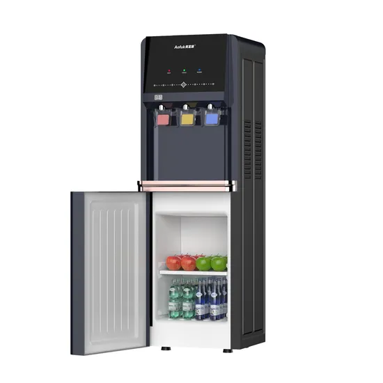 Standing Hot Warm and Cold Water Dispenser Compressor Cooling with Fridge