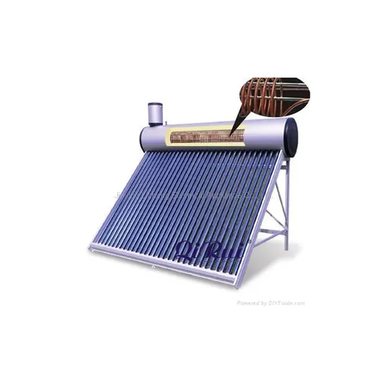2025 New 150L 200L Integrated Vacuum Tube Coil Solar Water System All Stainless Steel Pressurized Solar Hot Water Heating Heater with Copper Pipe