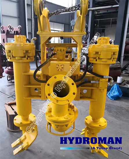 Hydroman Submersible Offloading Hydraulic Dredging Sand Pump for Harbour Construction