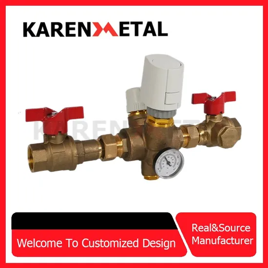 Customizable OEM General Heating Water System Ball Valve Brass Forged Filter