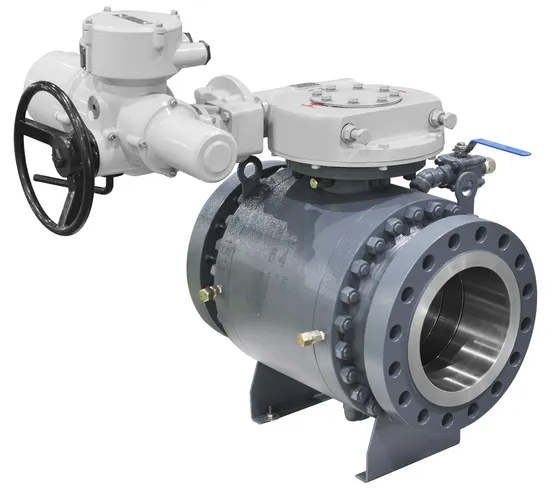 Durable Metal Seated Trunnion Ball Valve for Industrial Use