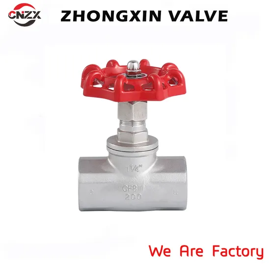 Thread Globe Valve Wcb Globe Valve Stainless Steel Globe Valve