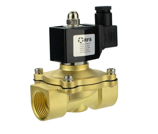 2W 2 Way Direct Acting 2/2 Normally Closed Nomal Open Waterproof Solenoid Pneumtaic Water Air Liquid Oil Brass Stainless Steel Small Big Orifice Control Valve