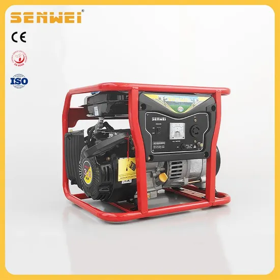 Senwei Eco2020s Air-Cooled Hand Start Switch Portable From 1kw 50Hz Gasoline Generator