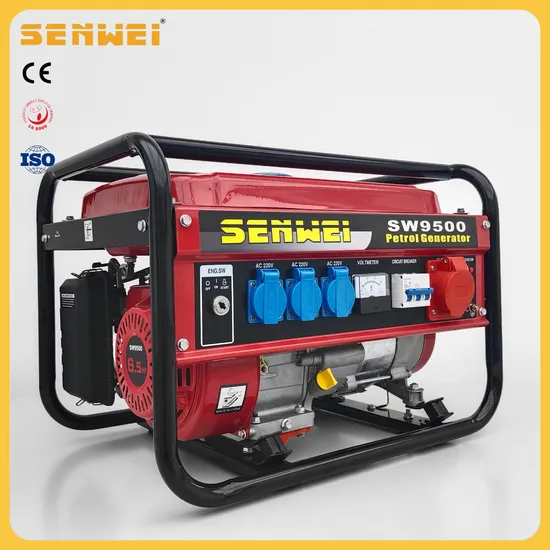 Senwei Sw9500th 4-Stroke Hand Start From 2.0kw/2.2kw Gasoline Generator