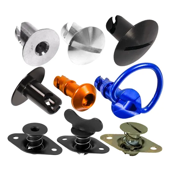 Precision Custom Quarter Turn Panel Button Dzus Fastener Precision-Engineered for Quick and Secure Panel Fastening