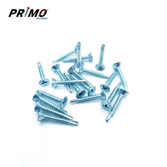 Cement Board Magnesium Oxide Board Galvanized Countersunk Head Csk Self Drilling Screws