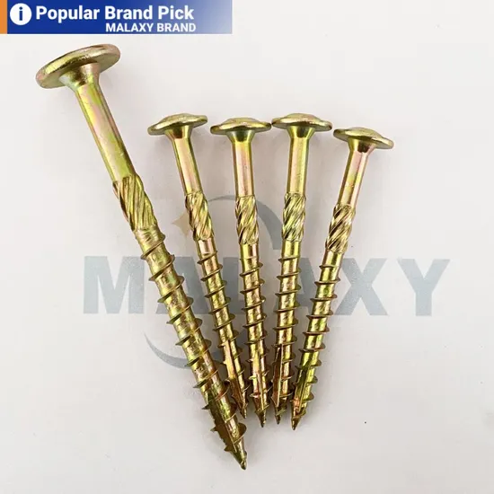 Malaxy Flange Head Wafer Head Torx Wooden Structural Construction Screws