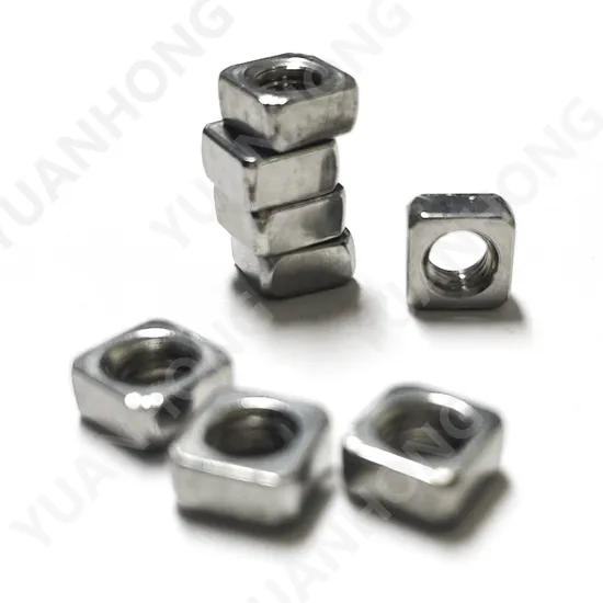 Customized Hardware Stainless Steel 304 Kinds of High Quality Square Nut (M3-M12)