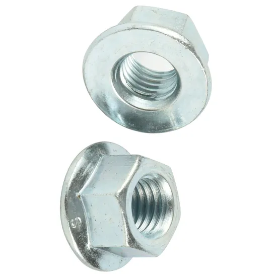 Carbon Steel DIN 6923 Color Zinc Hex Flange Nut and /Brass Hex Flange Nut
