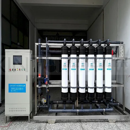 Customized Ultrafiltration System for Domestic Drinking Water Purification