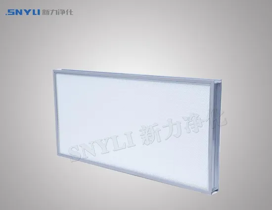 ULPA Filter Standard Air Flow Mini Pleat Panel Type ULPA Air Filter Used in Clean Rooms of Electronics Medical Industries (U15, U16)