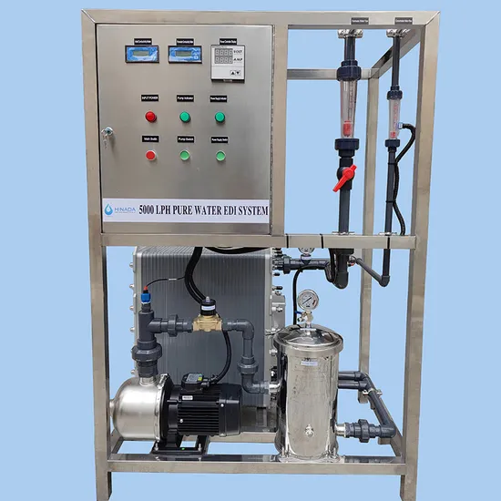 5000lph Electrodeionization Equipment High Purity Water EDI System