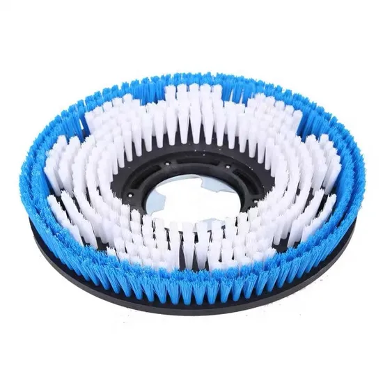 Versatile Floor Cleaning Scrubber Brush with Locking Water Pad