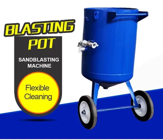 Portable 100L/200L Sand Blasting/Blast Machine for Sand Blasting Room