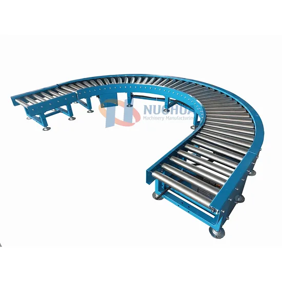 Rigid Structure Heavy Duty Powered Roller Conveyor Assembly Line