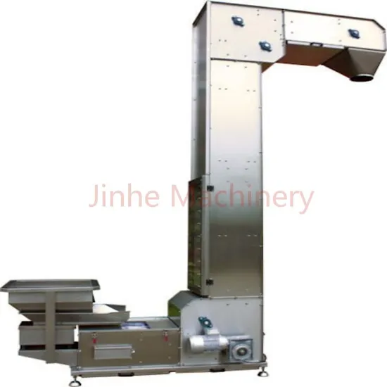 Z Type Grain Bucket Lifts Elevator Belt Vertical Conveyor