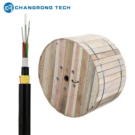 Monomodo Fibra Optica 48hilos Span100 Autoportante Aereo Cable De Fibra Optica (ADSS)