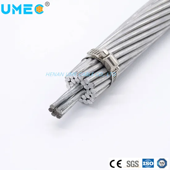 Overhead Distribution/Transmission Line Aluminum Conductor Steel Reinforced Bare ACSR Conductor Power Cable