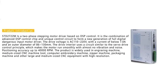 Digital Hybrid 2 Phase Motor Driver Closed Loop Stepper Motor Drivers