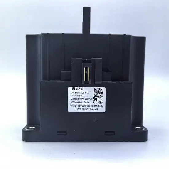 Vvc400 High Load Current High Voltage DC Contactor 12~1000V DC 400A Coil 12V, with Auxiliary Contact Charging and Swapping Stations Energy Storage Automobiles