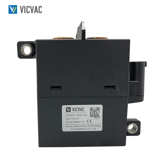 Vvc400 High Voltage DC Contactor 12~1000V DC 400A Normally Open Contact 12V Without Auxiliary Contact New Energy Vehicle Electric Forklift Electric Truck
