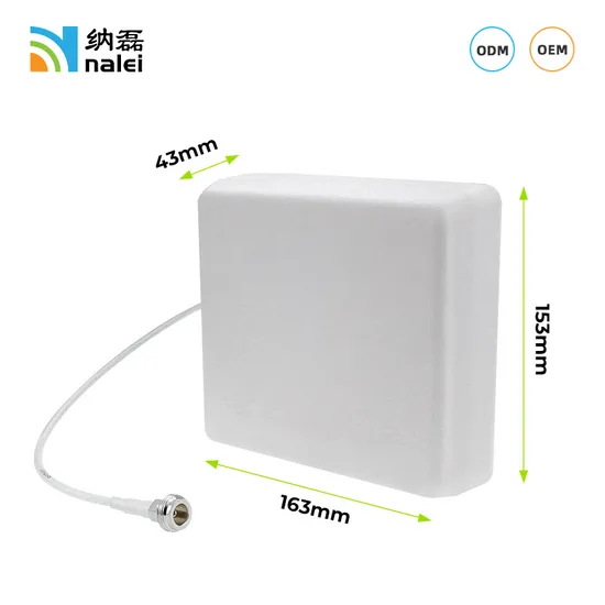 Wall Mounted Single-Polarized Ceiling Antenna 806-960MHz/1710-2700MHz/3300-3700MHz N Female 6dBi/7dBi/5.5dBi Vswr1.5 Pim3 115dbc 50W