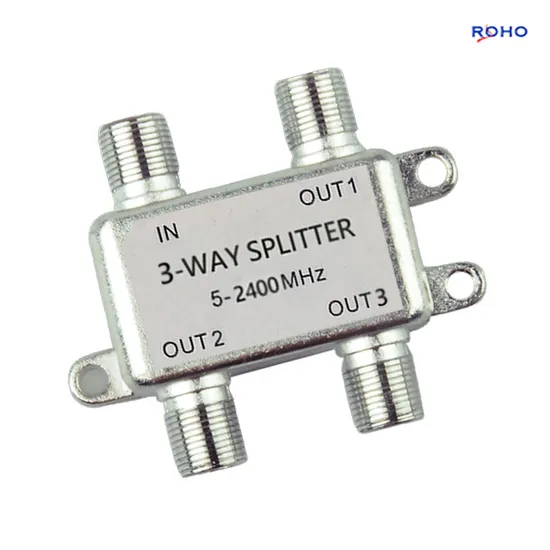 3 Way 5-2400MHz Satellite Splitter Port TV Signal Satellite Coaxial Cable Switcher F Connector Splitter