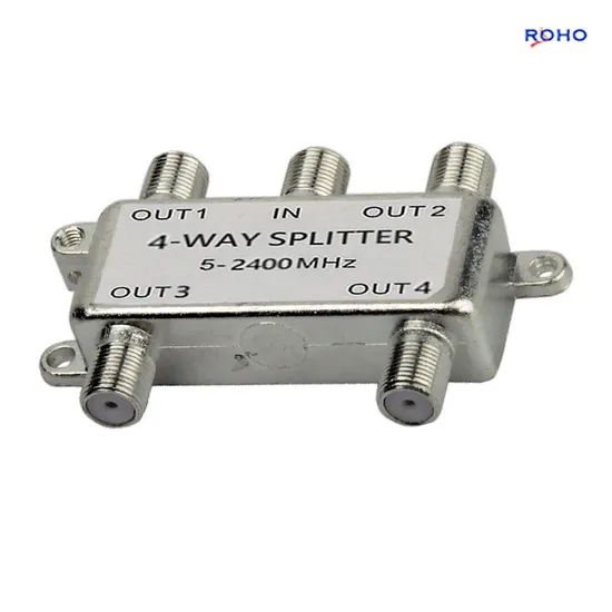 4 Way 5-2400MHz F Connector Indoor Audio CATV TV Satellite Power Splitter Satellite Splitter