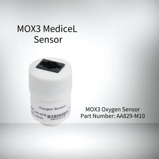 Mox Medicel Oxygen Sensor for Anaesthesia Breathing Machine General O2 Sensor Mox-3