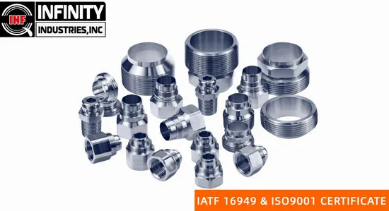 Stainless Steel Process Connector CNC Machining Part for Water Flow Sensor & Vortex Flowmeters with RC 1/2 Thread/Radar Flowmeter/Sensor Part/CNC Part