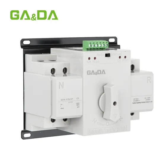 2p 3p 4p ATS 63A 125A Generator ATS Controller Automatic Transfer Switch Dual Power Changeover Switch CB Class