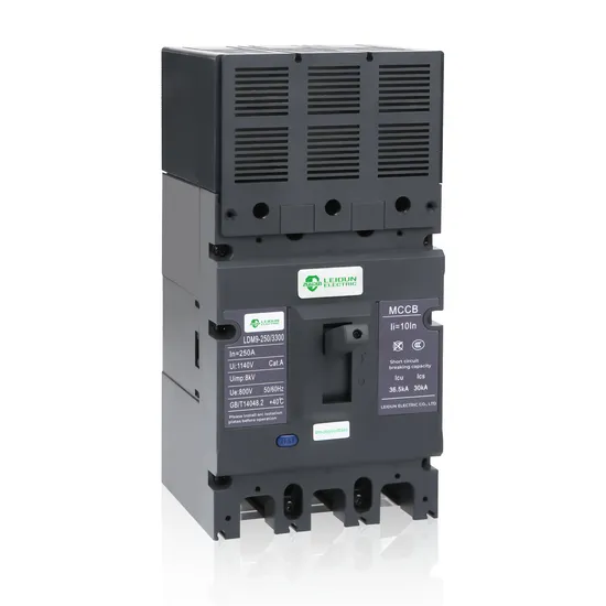 Solar PV DC MCCB 250V-1500V 225A-400A 2p/3p/OEM/ODM Customizable Molded Case Circuit Breaker